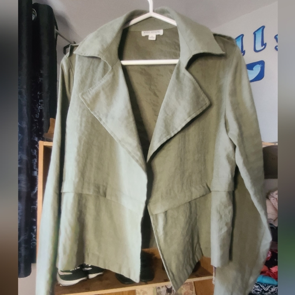 🐰SOHO APPAREL Cropped Open Front Jacket - Picture 7 of 7